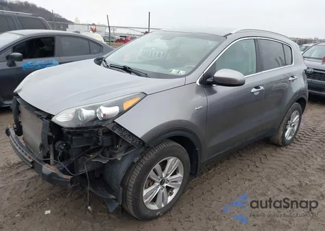 2017 Kia Sportage Lx from USA, damaged, VIN KNDPMCAC1H7237130